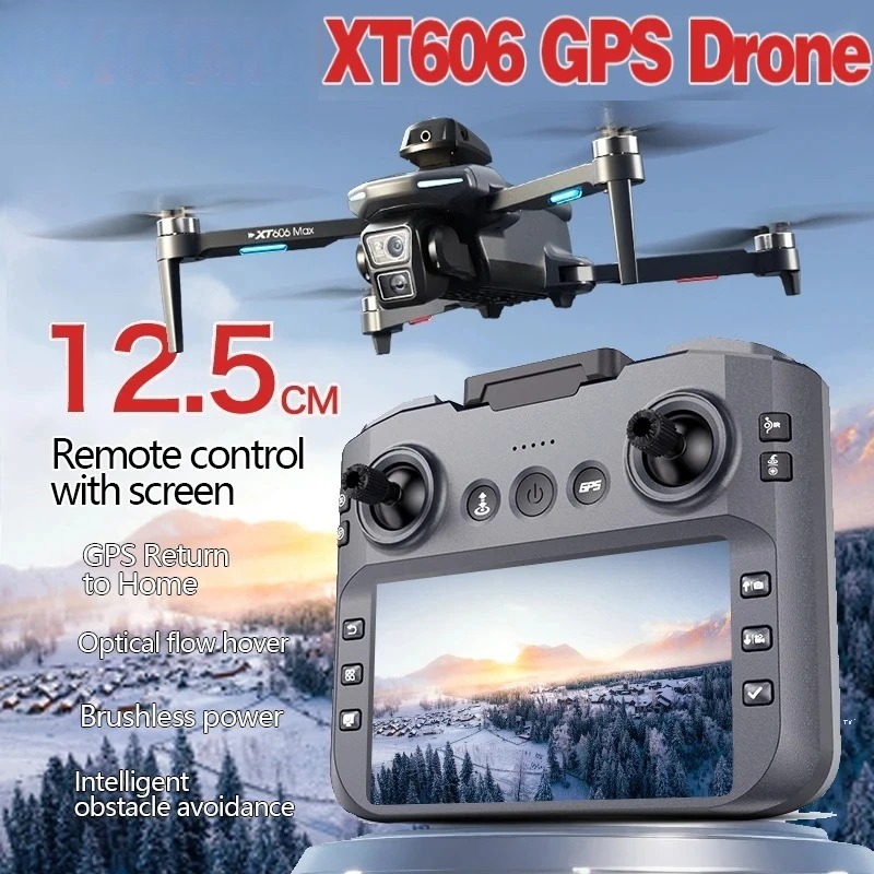 Drone Surveying - Оригинальный дрон XT606 MAX с GPS,