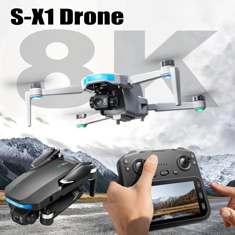 Drone Surveying - Оригинальный дрон S-X1 8K HD, профессиональный,