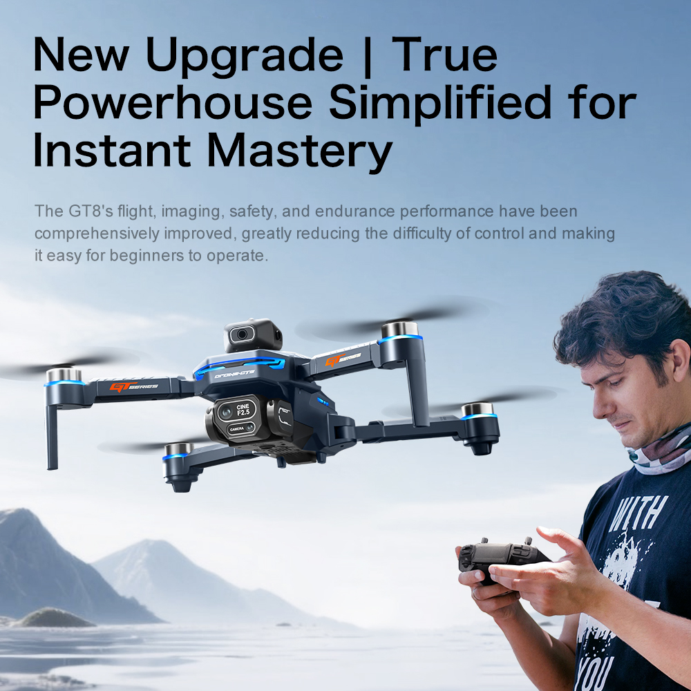 Оригинальный дрон GT8 8K с про – обзор и цена Drone Surveying