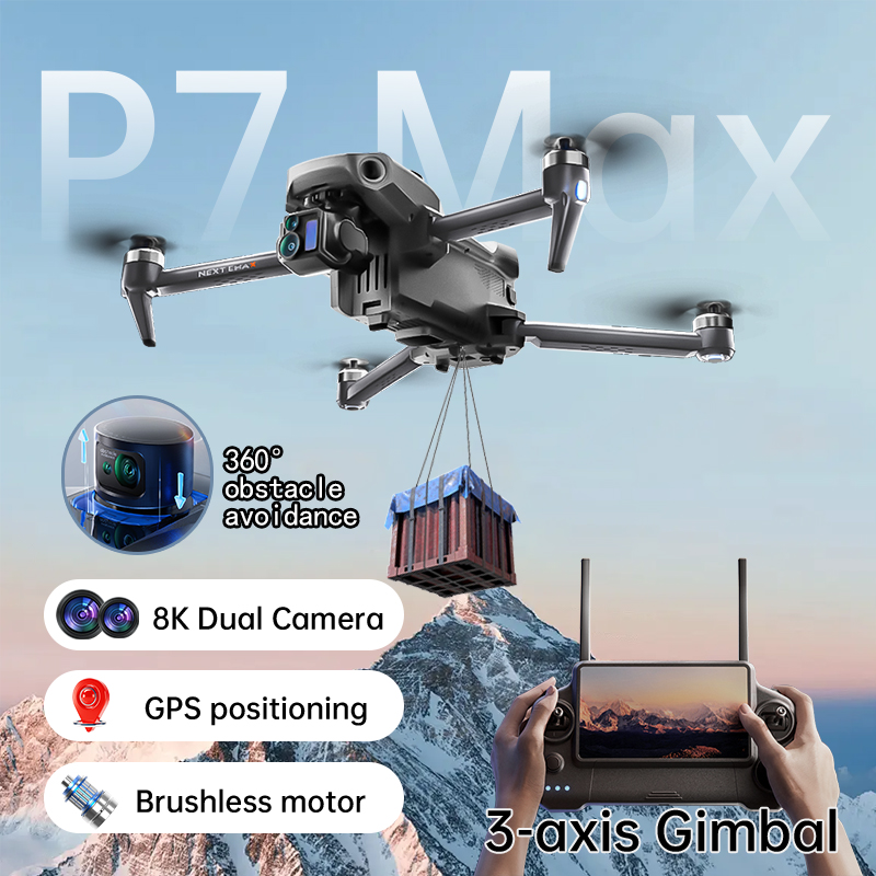 НОВЫЙ Дрон P7 Max 8K Камера GP – обзор и цена Drone Multispectral
