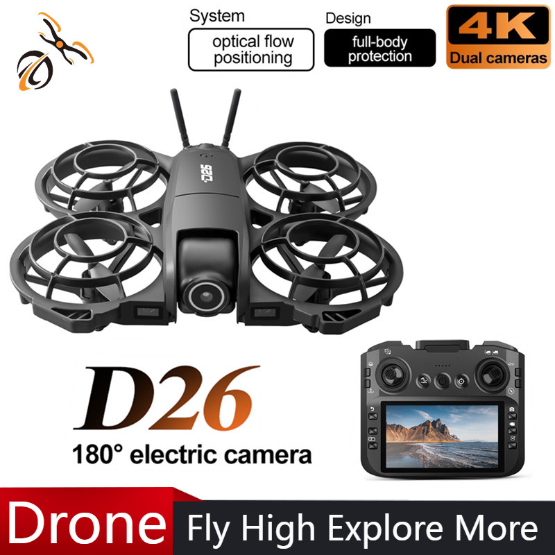 Дрон D26 4K Aerial HD 180 °    – обзор и цена Drone Aerial Photography