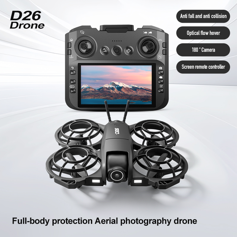 Дрон D26 4K Aerial HD 180 °    – обзор и цена Drone Aerial Photography