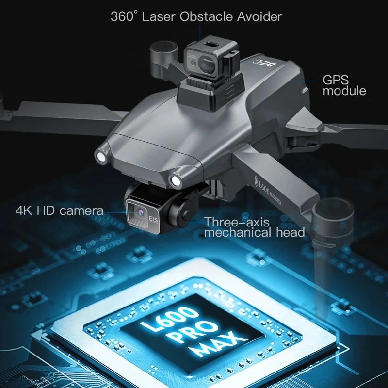 L600 PRO MAX GPS Дрон Професси – обзор и цена Drone Surveying